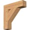 Ekena Millwork Traditional Block Smooth Bracket, Western Red Cedar, 5 1/2"W x 24"D x 24"H BKT06X24X24TRA05SWR - alternate 1